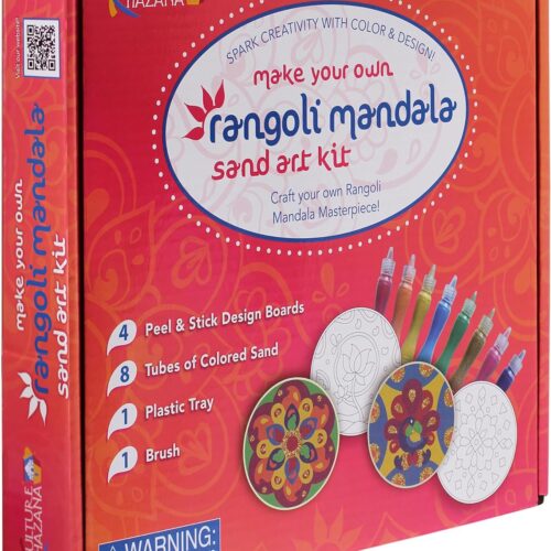 1 Make Your Own Quality Rangoli Mandala Sand Art Kit