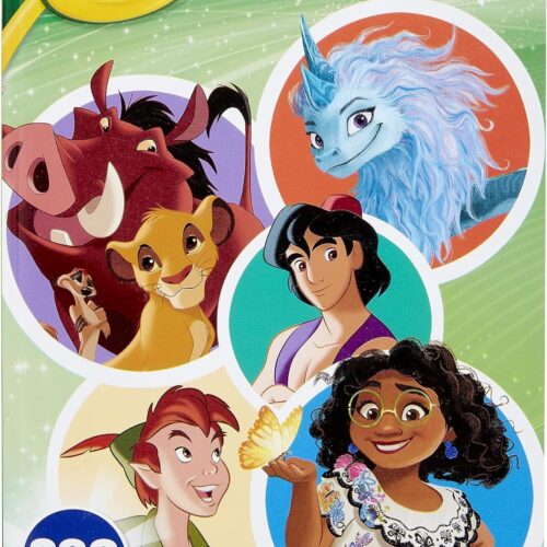 1 Disney Animation Coloring Book with Sticker Sheets