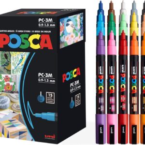 Unique Acrylic Paint Markers with Reversible Tips for Adult