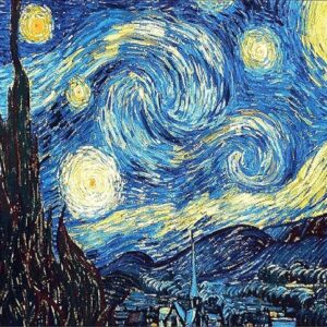 The NIHO-JIUMA Van Gogh Starry Night Diamond Painting Kits are a perfect gift for adults, measuring 30x40cm/12x16 inches, and include 5D diamond art.
