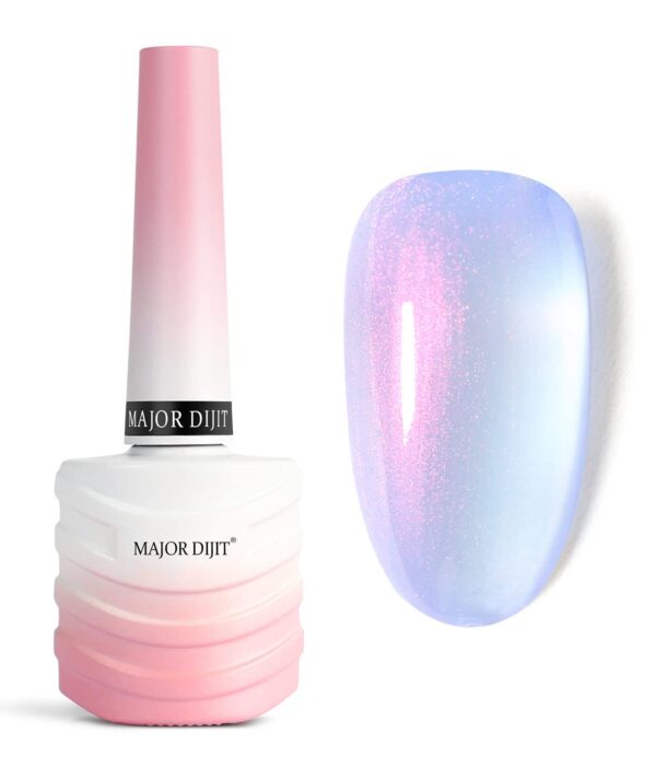 Jelly Glass UV Led Gel Polish Natural Girly Colors Pearl Blue Translucent Cruelty-Free Nail Lacquer 2