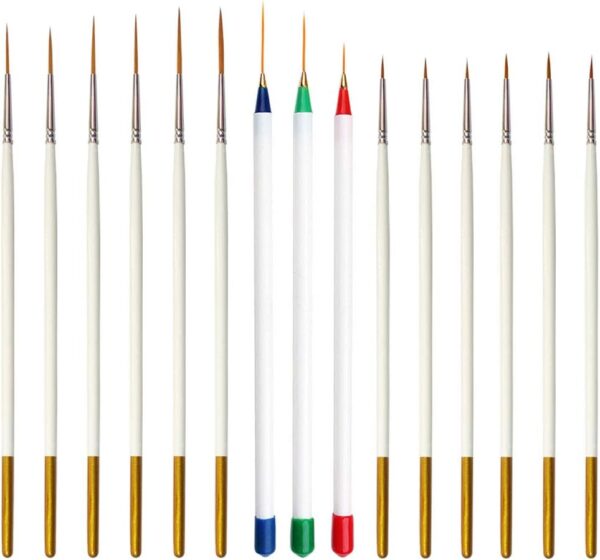 Detail Fine Paint Brushes Micro Mini Tiny Artist Paintbrush Set 5