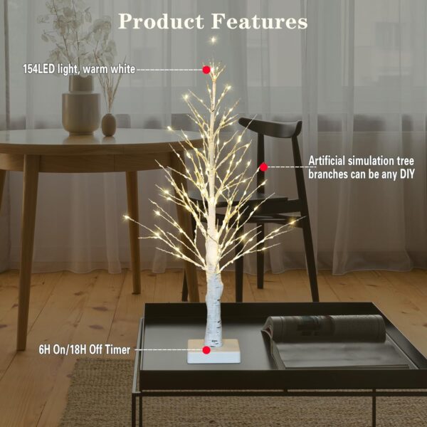 Tree Lamp Indoor Lighted Desktop for Home 5