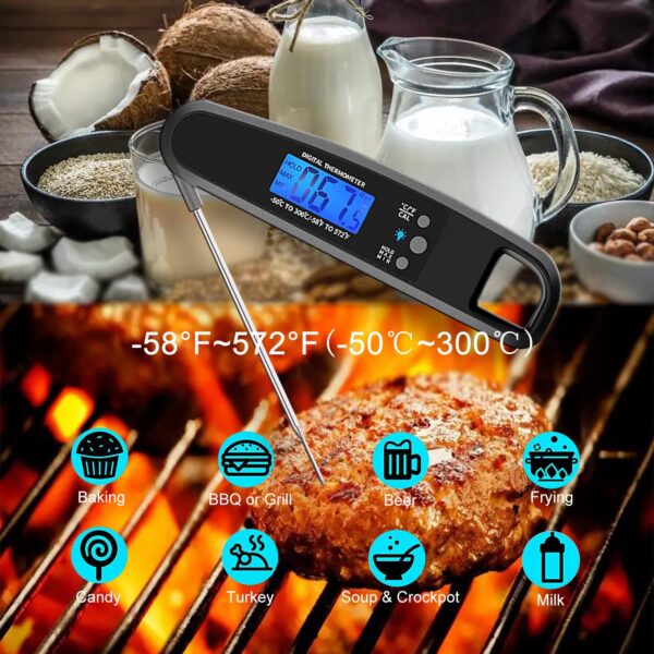 Instant Read Meat Thermometer for Kitchen Cooking 6