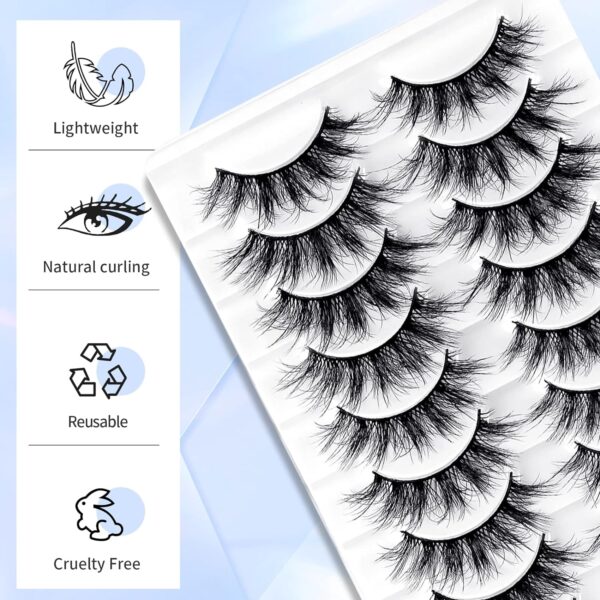 Natural-Looking Eye Lashes with Full Bouncy Volume & Curl 4
