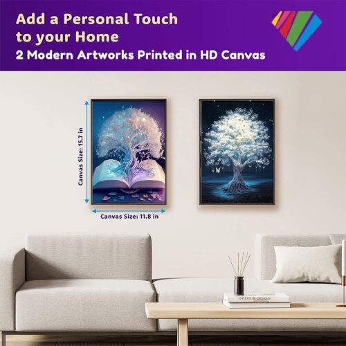 Diamond Painting Kits for Adults Diamond Art White Tree of Life Diamond Painting Full Drill Crystal Rhinestone Embroidery