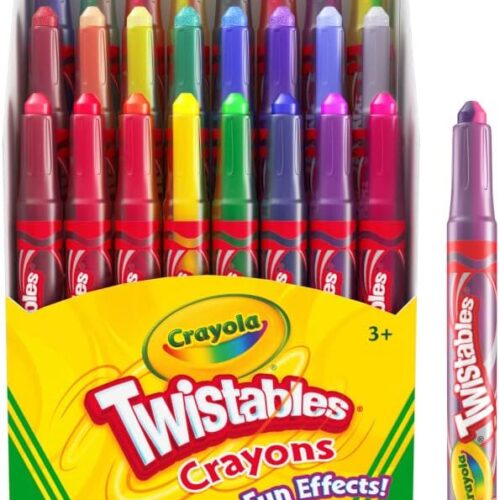 2 Twistables Crayons, Fun Effects, Gift for Kids, 24 Count