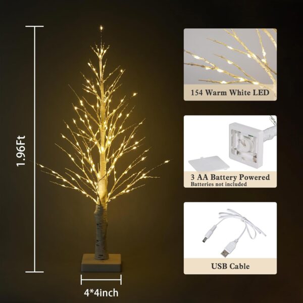 Tree Lamp Indoor Lighted Desktop for Home 4
