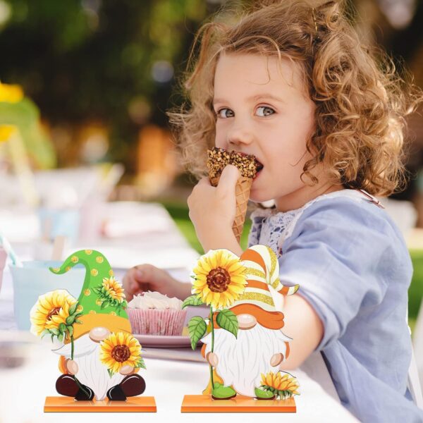 Sunflower Table Sign Sunflower Wooden Table 3