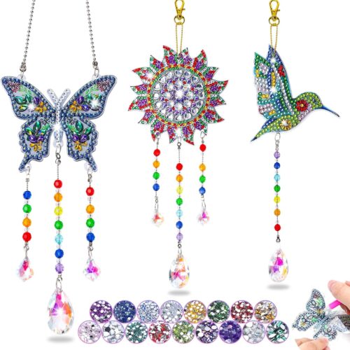 Beautiful Crystal Suncatcher Charm to Your Window and Garden