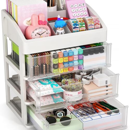 1 Affordable and Good Desk Organizer with Drawers