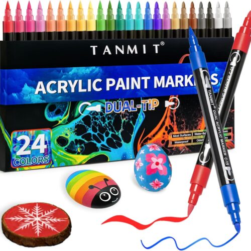 Amazing and Good Quality 24 Colors Acrylic Paint Pens