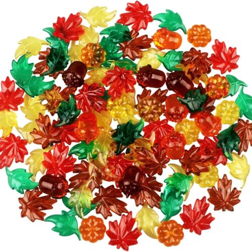 Unique Perfect Seasonal Acorns And Stunning Maple Leaves
