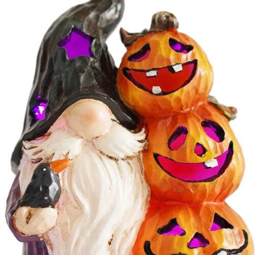 Special Halloween Gnome and Pumpkin Decorations for Outdoor