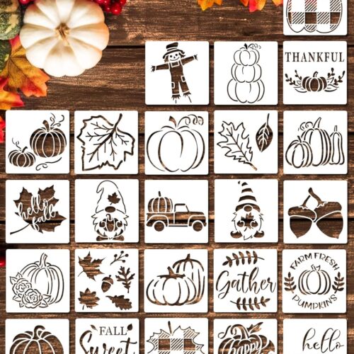 Astonishing Fall Stencils and Stunning Home Decor