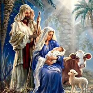 Jesus Was Born Beautiful Diamond Art Kits for the Holidays