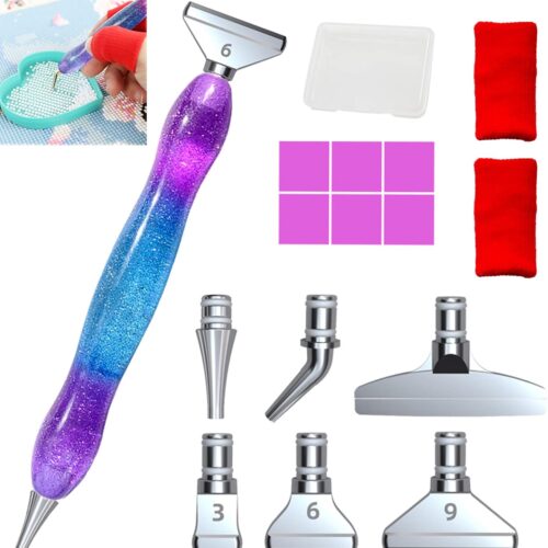1 Silver Metal Tips Diamond Painting Pen Kits