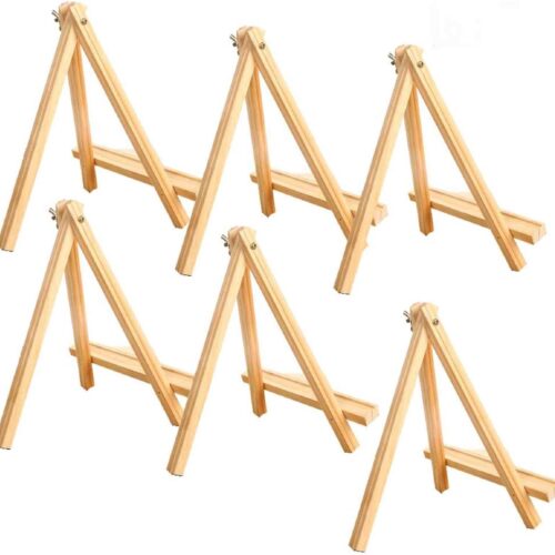9.4 Inches Tall Wood Easels Set of Tabletop Display Easels