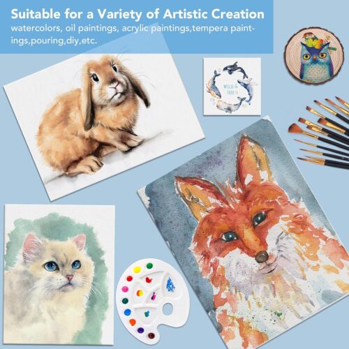 1 Affordable 8-Pack Painting Canvases Great for The Artists
