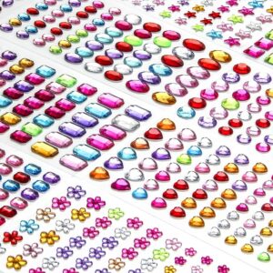 Sheets Rhinestone Stickers for DIY Craft and Decoration