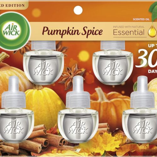 Air Freshener Plug in Scented Oil Refill Pumpkin Spice