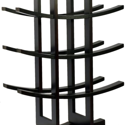 12-Bottle Bamboo Wine Rack