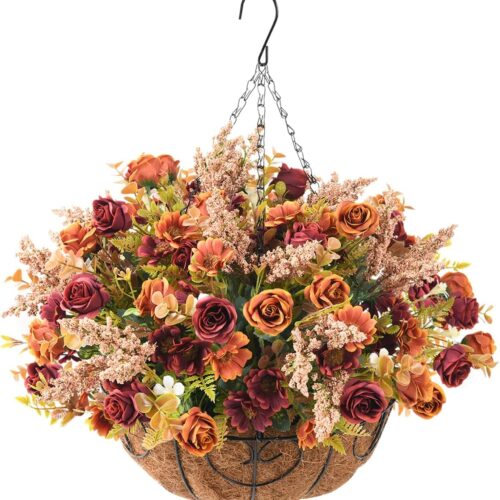 Artificial Fall Hanging Flowers for Fall Decoration