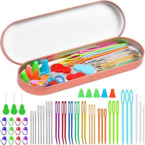 Yarn Needles Set Colorful Large-Eye Tapestry