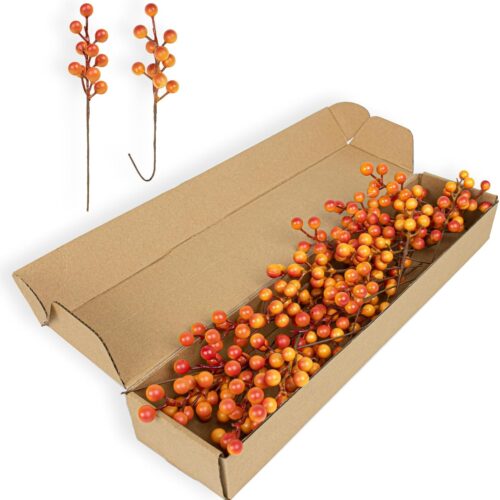 1 Artificial Berry Stems Pack Fall Floral Picks