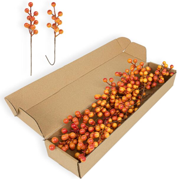 Artificial Berry Stems Pack Fall Floral Picks 1