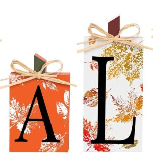 Beautiful Autumn Wood Sign Tabletop Decorations for Outdoor