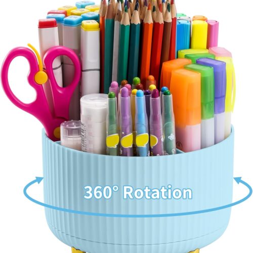 1 Rotating Pen Holder for Desk Desk Organizers