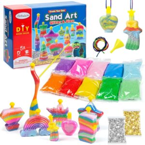 Sand Art Kit Glitter Sand Kit Rainbow Sand