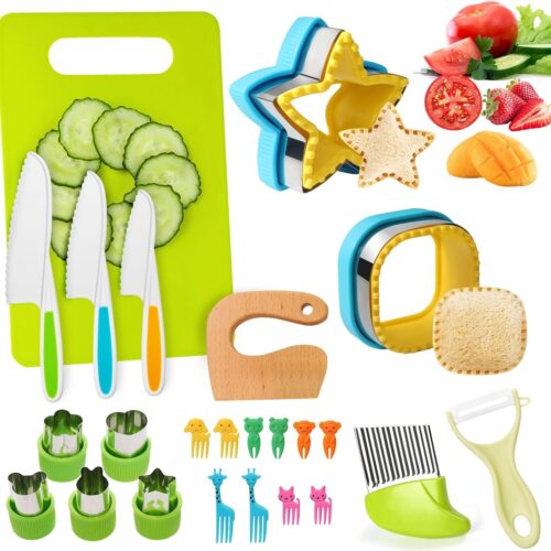 1 Montessori Tool Kitchen Knife Set for Cooking and Baking