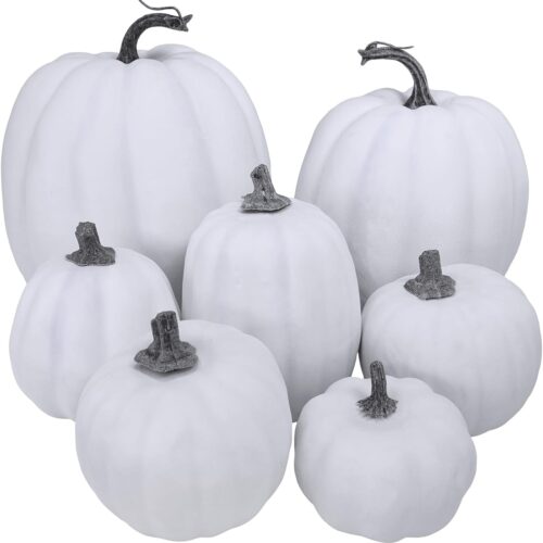 1 Assorted Sizes Fall Artificial Pumpkins
