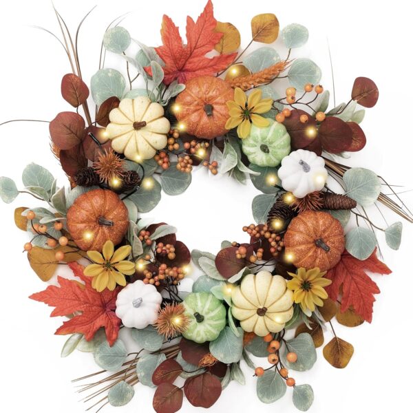 Fall Wreath for Front Door 1
