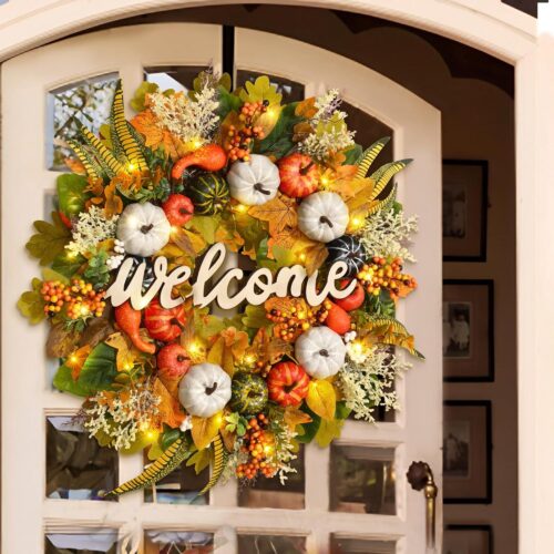 1 Fall Wreaths for Front Door Outside