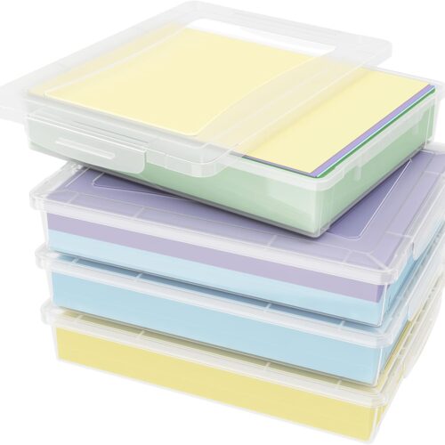 1 4 Pack Plastic Multi-Purpose Storage Box