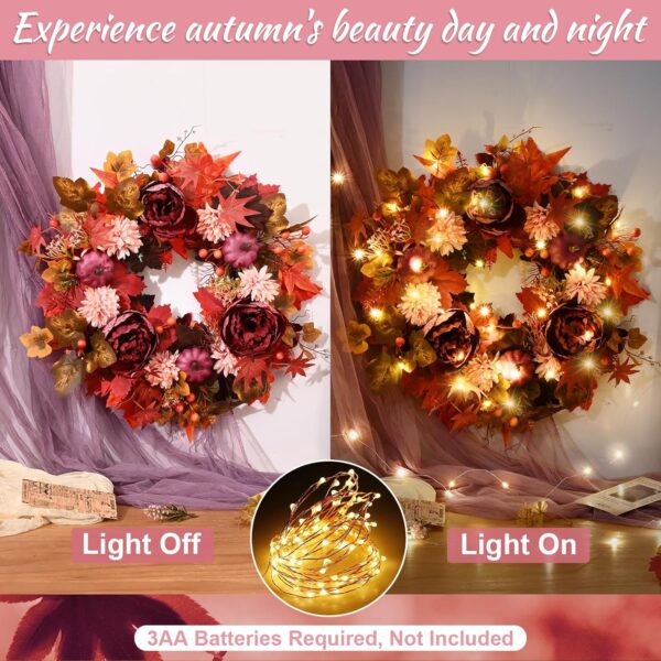 Fall Wreaths for Front Door 18 Inch Front Door 2
