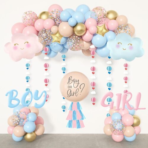1 Boy or Girl Gender Reveal Baby Shower Party Supplies