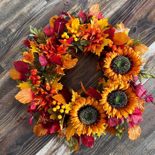 Fall Wreaths for Front Door