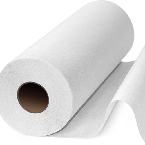 1 Medium Weight White Iron-On Non-Woven Fusible Interfacing