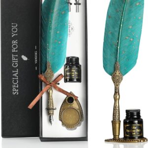 Feather Pen and Ink Set