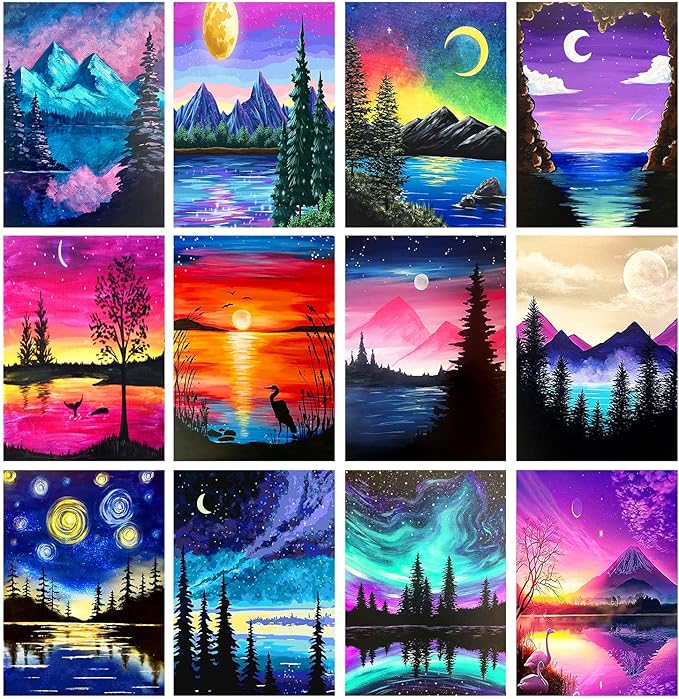 12 Pack Diamond Painting Kits for Adults 5D Diamond Art Kit Paint