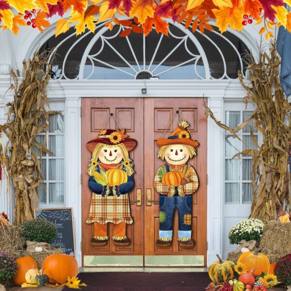 Limited Thanksgiving Hanging Beautiful Scarecrow 1