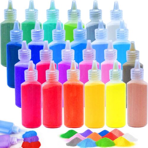1 Create Beautiful Masterpieces with Colored Sand Bottles