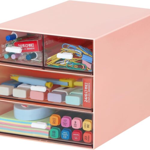 1 The Most Latest and Improved Desk Organizer with Drawers