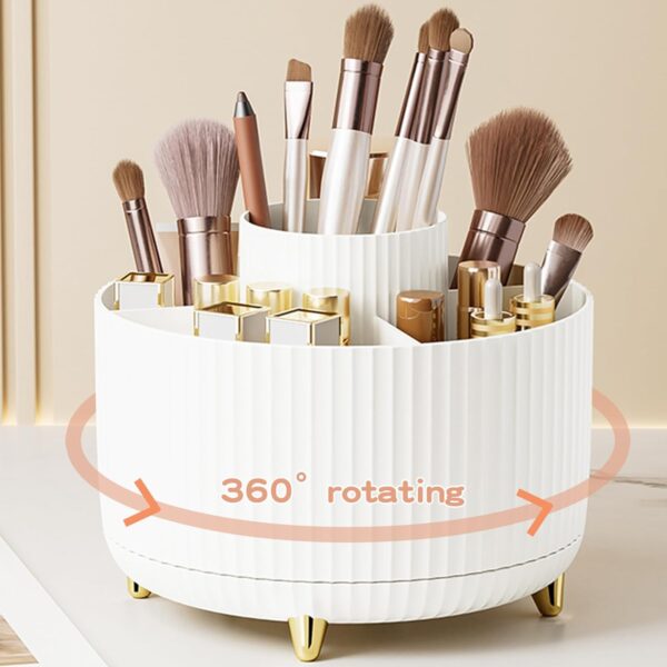 New Rotate Makeup Brush Holder Organizer 1