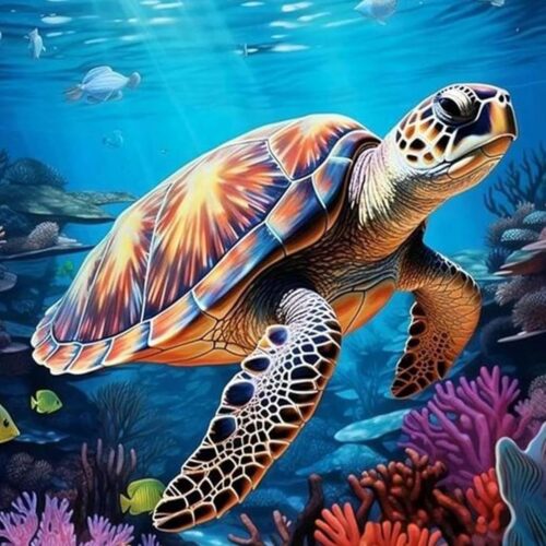 Amazing Diamond Painting Kits Stunning Sea Turtle Designs