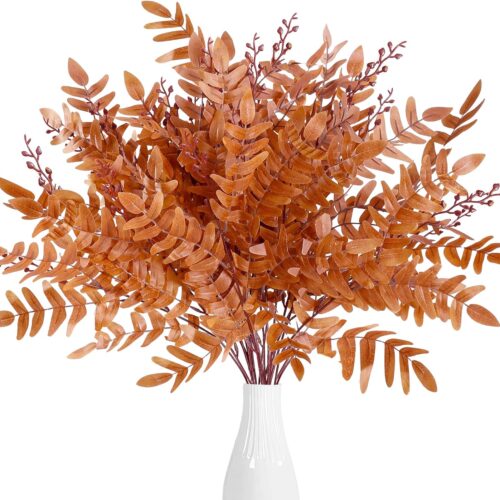 1 Beautiful Faux Shrubs with Silk Fall Bushes and Leaves